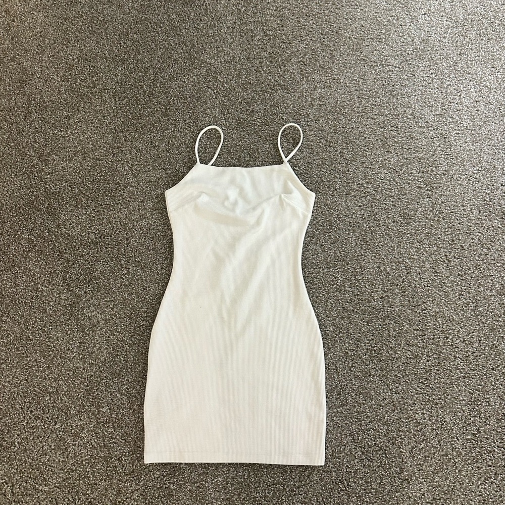 Mango Cream Ribbed Knit Top